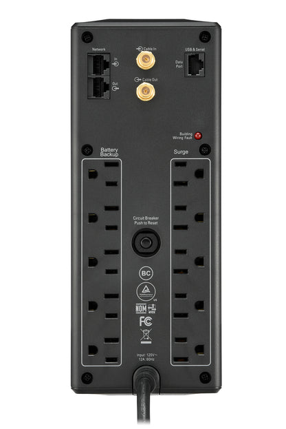 No Break Capacidad 1350 VA, 810 W, 120 V con  APC BX1350M-LM60