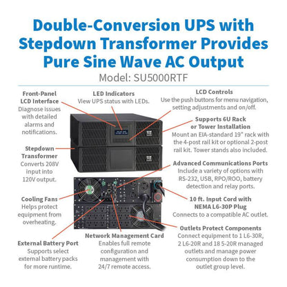 No Breaks y UPS TRIPP-LITE SU5000RTF