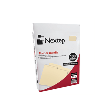 Folder Economico Nextep Oficio Manila C/100