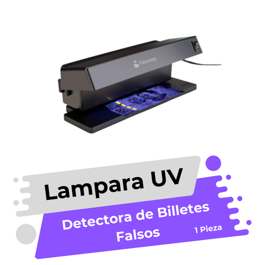 Lampara UV Nextep Detectora de Billetes Falsos