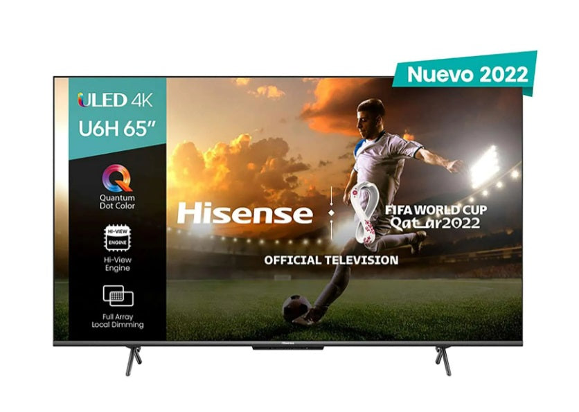 Televisión Hisense Smart TV de 65" 65U6H