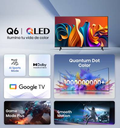 Television Hisense 50QD6N