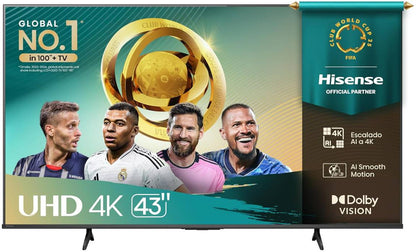 Televisiones Hisense 43A65NV