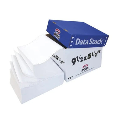 Papel PCM Data Stock Blanco 9.5" x 5.5" 1Tanto C/6000