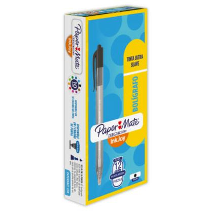 BOLIGRAFO KILOMETRICO RETRACTIL NEGRO 1.0 C/12
