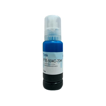 Tinta Compatible con Epson 504 Cyan