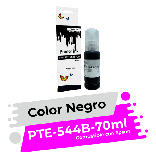 Tinta Compatible con Epson 544 Negro