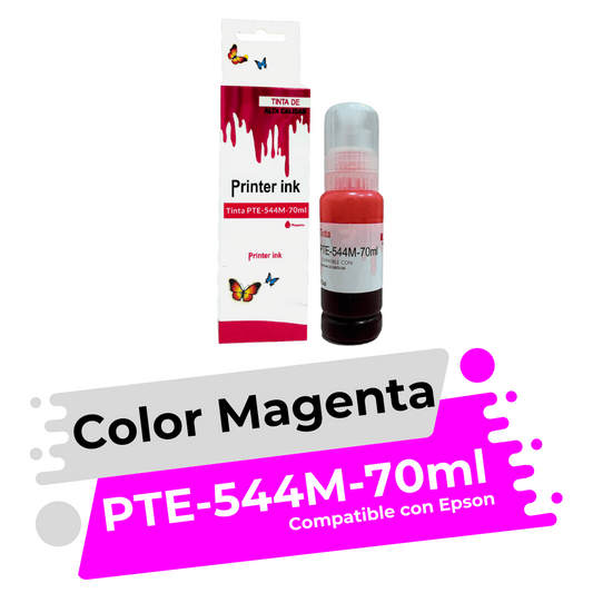 Tinta Compatible con Epson 544 Magenta