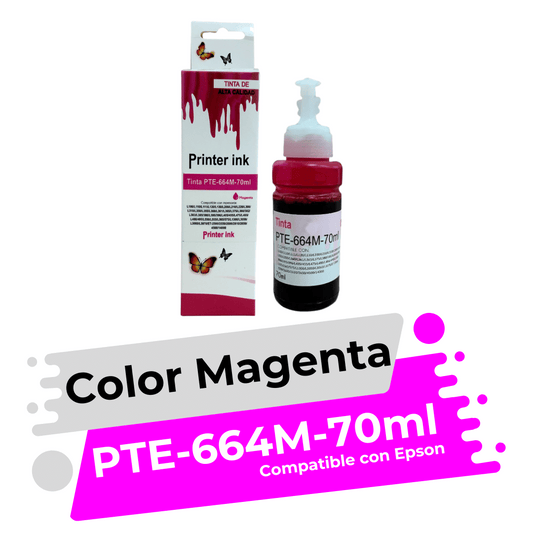 Tinta Compatible con Epson 664 Magenta