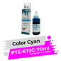 Tinta Compatible con Epson 673 Cyan