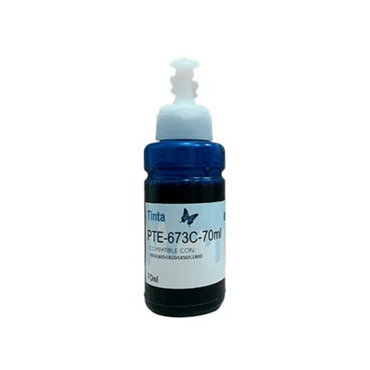 Tinta Compatible con Epson 673 Cyan