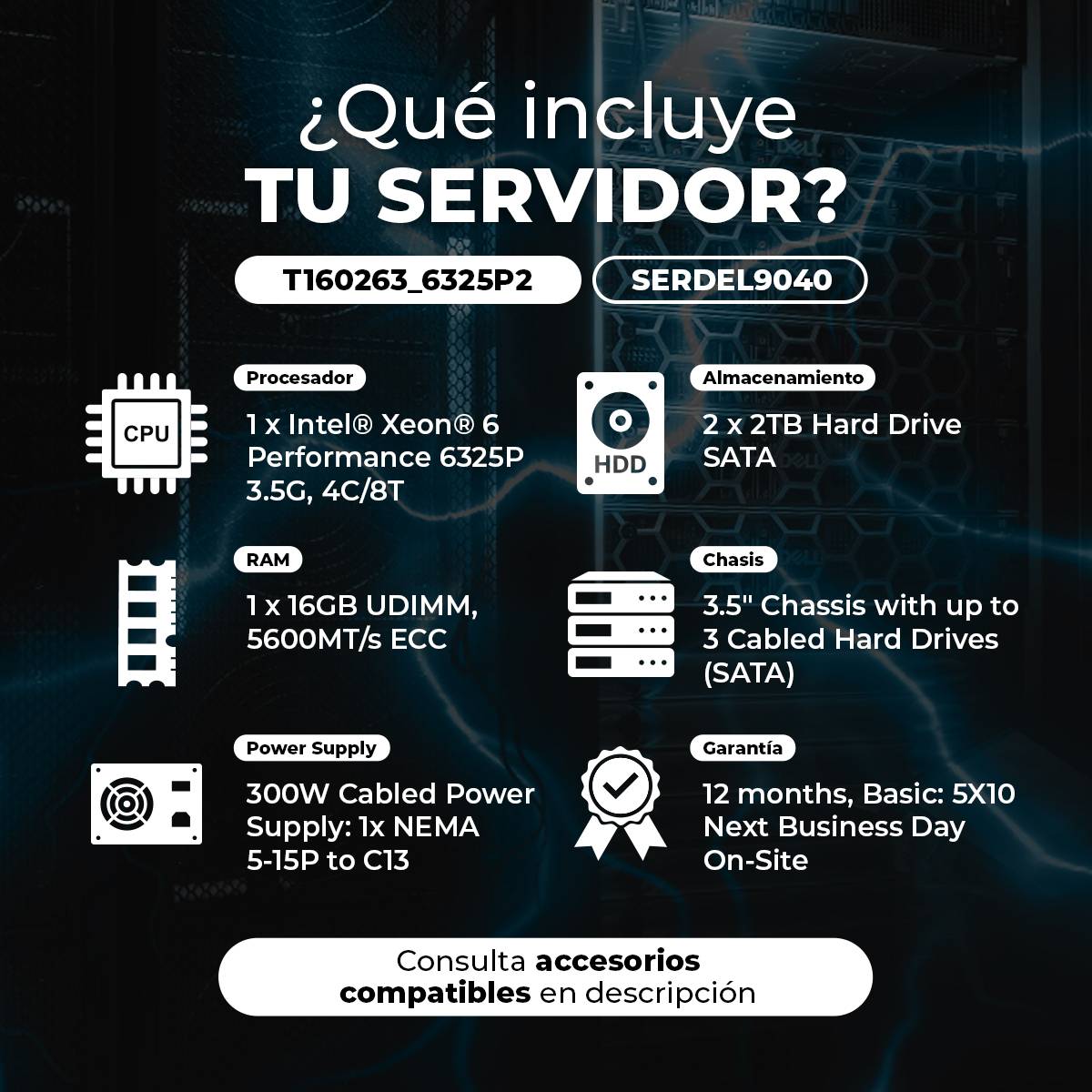 Servidores DELL T160263_6325P2