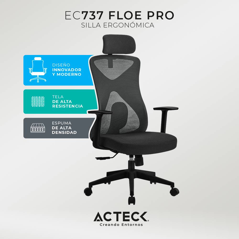 Silla ACTECK FLOE PRO EC737