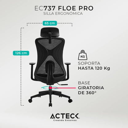 Silla ACTECK FLOE PRO EC737