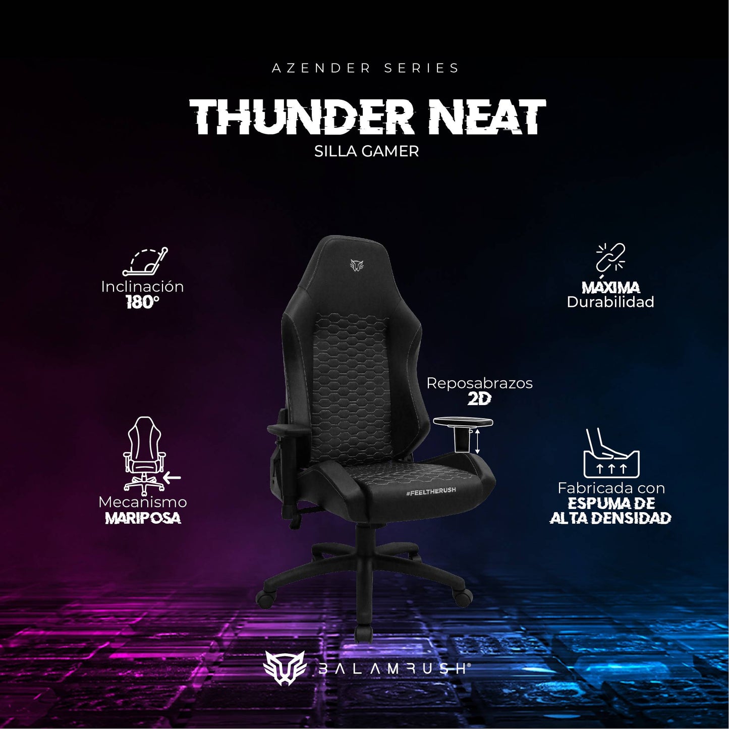 Silla Gaming Balam Rush Thunder Neat