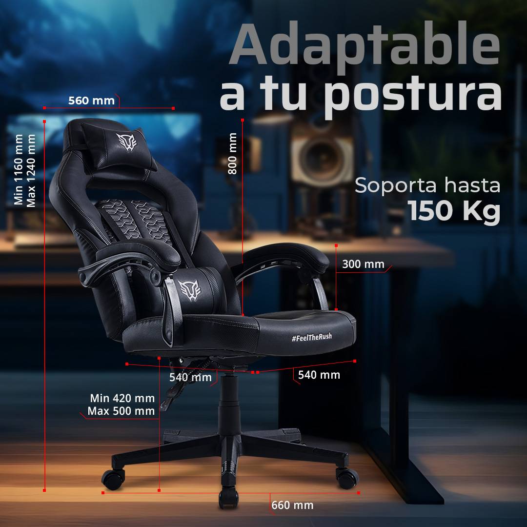 Sillas Gaming Balam Rush SUPER Z5