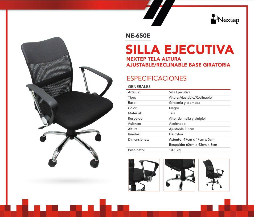 Silla ejecutiva Nextep NE-650E