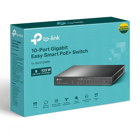 Conmutador TP-LINK TL-SG1210MPE