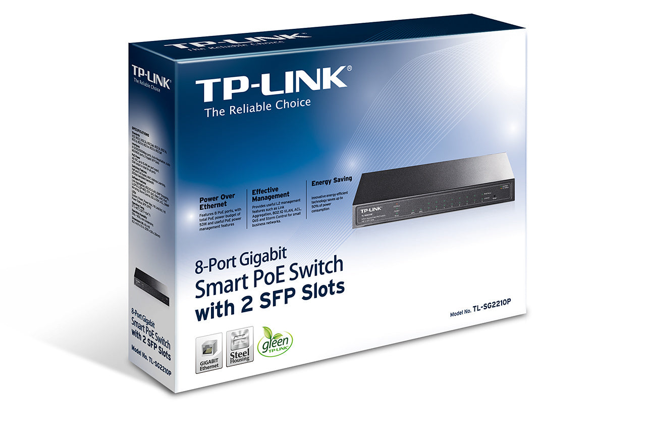 Switch PoE TP-LINK TL-SG2210P