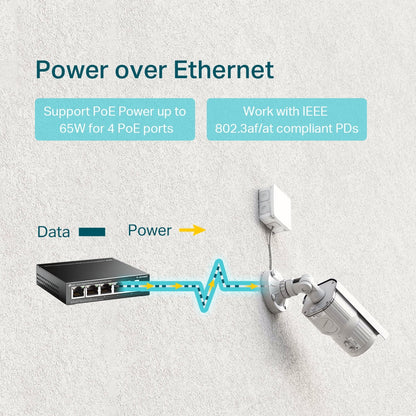 Switch no administrable  TP-LINK TL-SG1005P