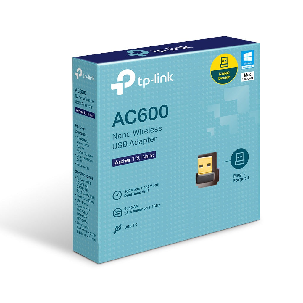 Adaptador USB Dual Band TP-LINK Archer T2U Nano