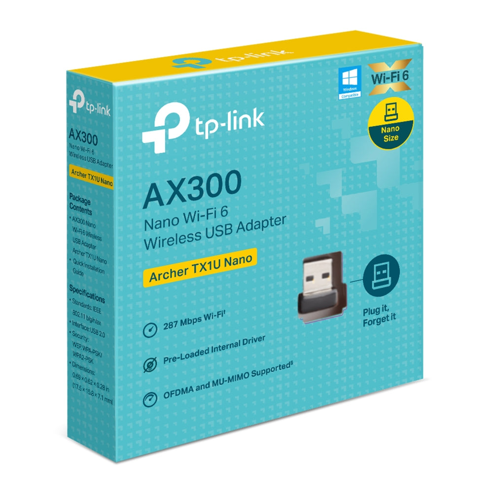 Adaptadores USB TP-LINK Archer TX1U Nano