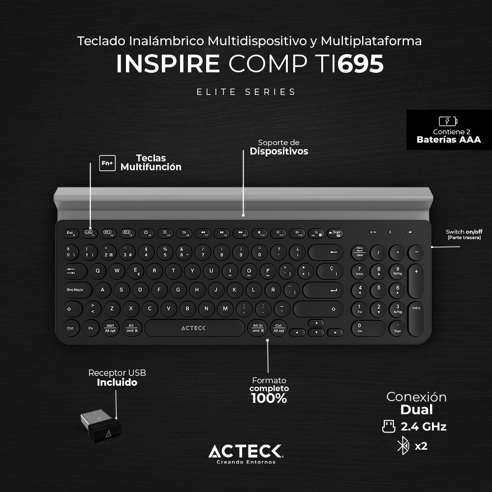 Teclado ACTECK TI695