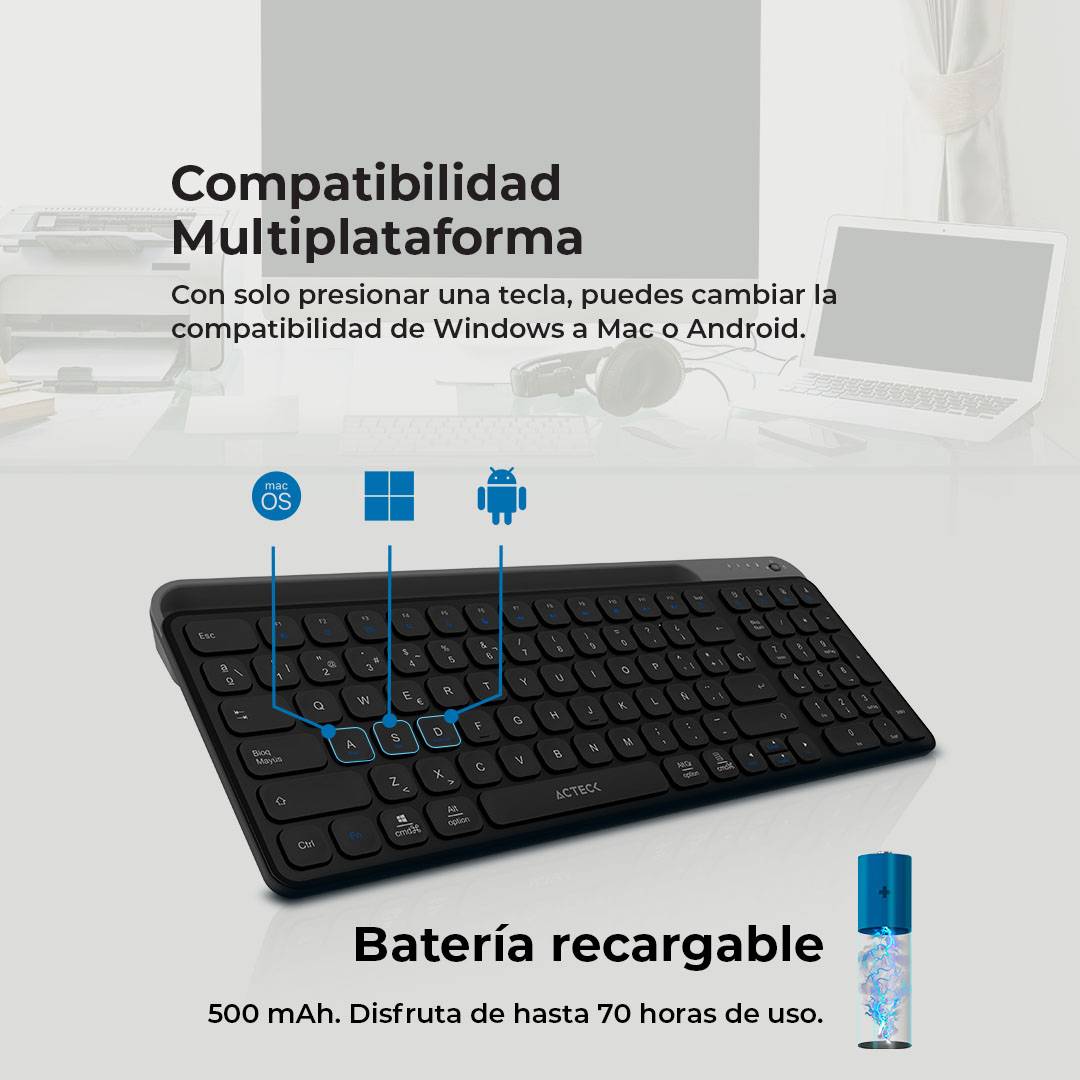 Teclados ACTECK TI747