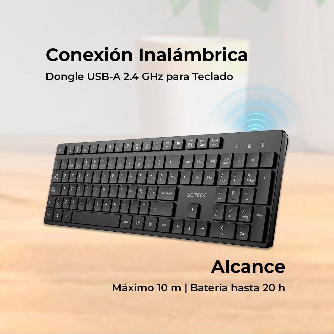 Teclados ACTECK VANTAGE AERO TI555
