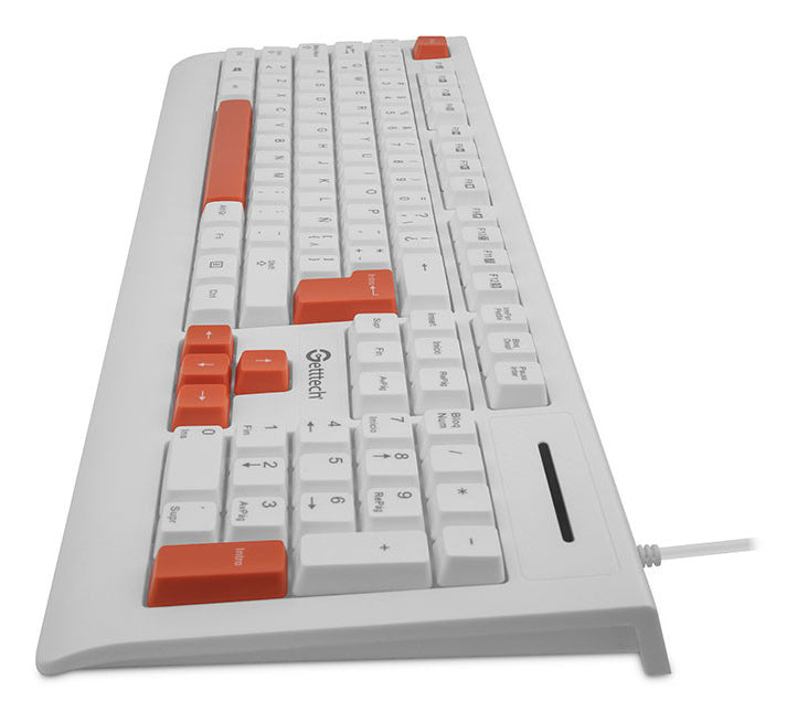 Teclados GETTTECH GGK-ESMWR-02-WH