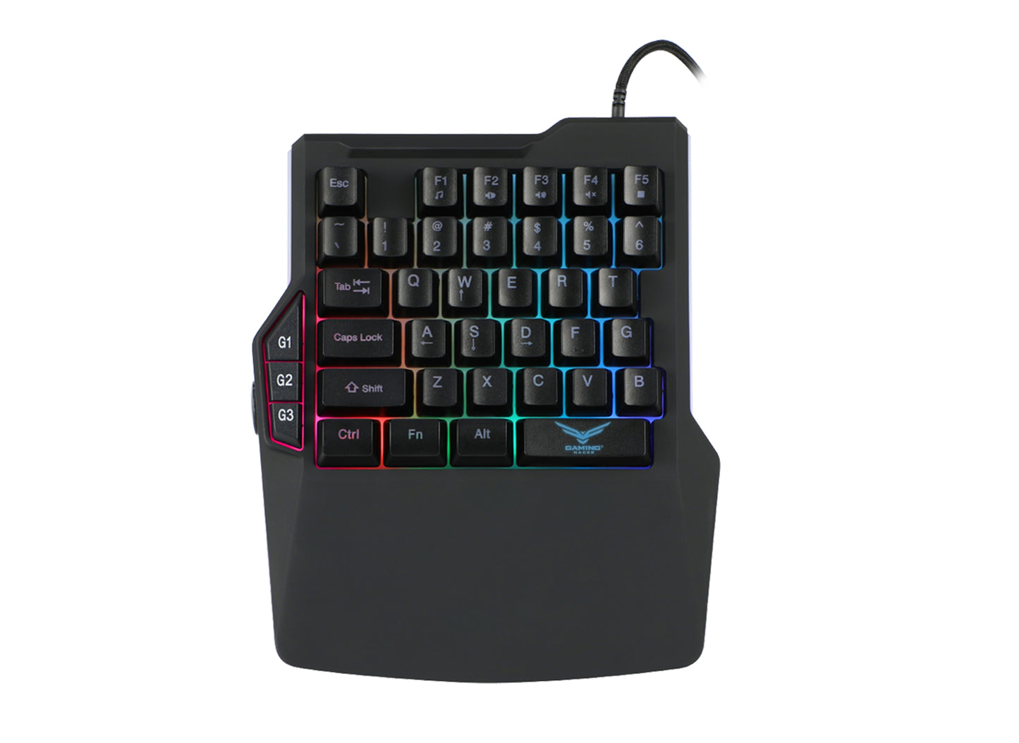 TECLADO ONE HANDRGB ATHERIS Naceb Technology NA-0938