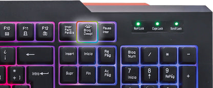 Teclado Gaming Alámbrico NECNON NGK-MINOTAUR