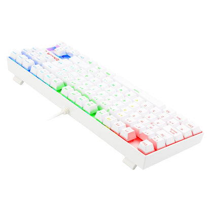 Teclado Mecánico Redragon Kumara White RGB