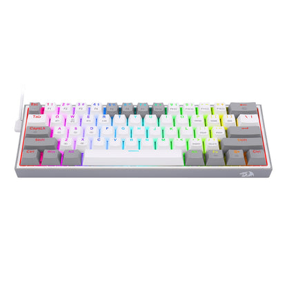 Teclado Mecánico Redragon Fizz Pro White/Gray