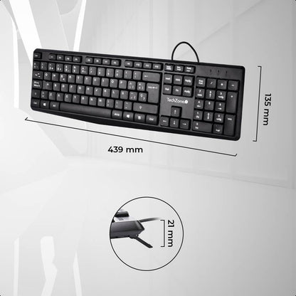 Teclado TECHZONE TZACTCA04