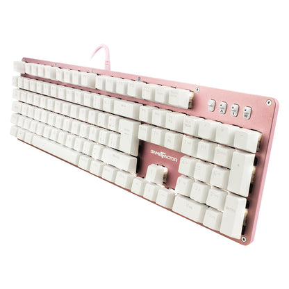 Teclado mecánico GAME FACTOR KBG400-PK-RD