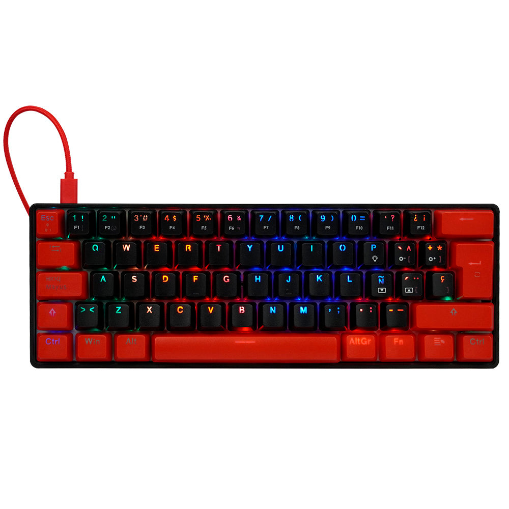 Teclado Mecánico GAME FACTOR KBG560-RD