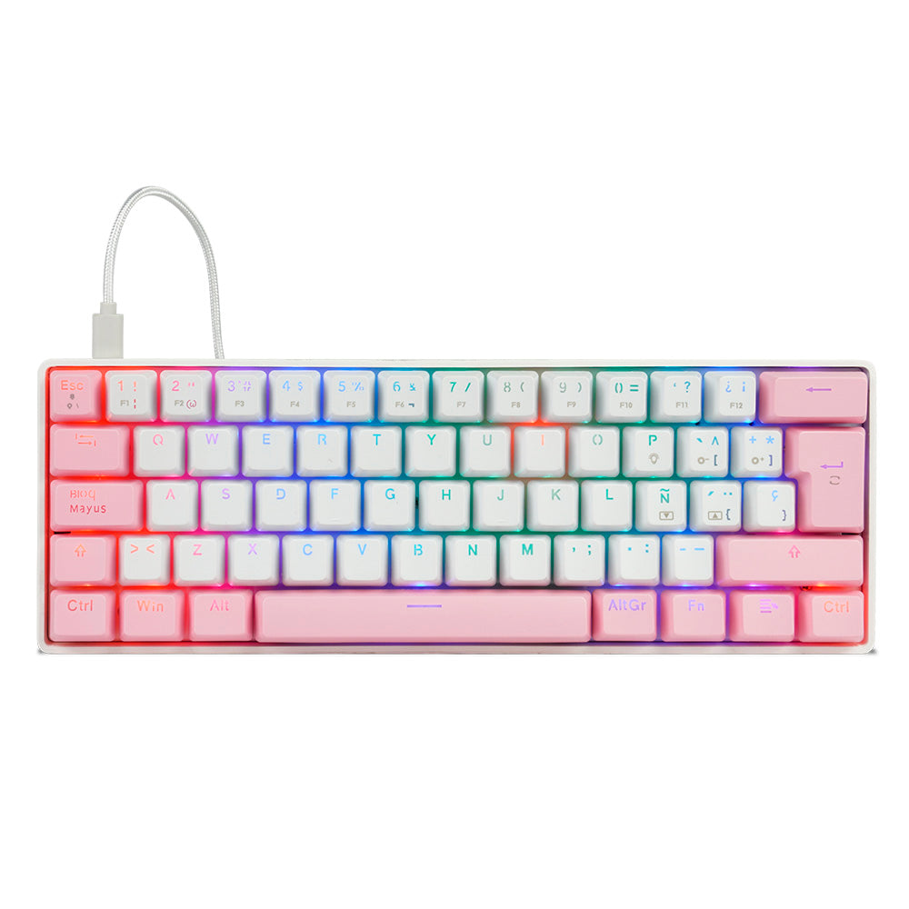 Teclado Mecánico GAME FACTOR KBG560-WH