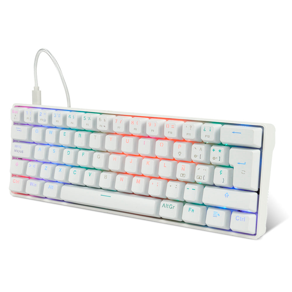 Teclado Mecánico GAME FACTOR KBG560-WH