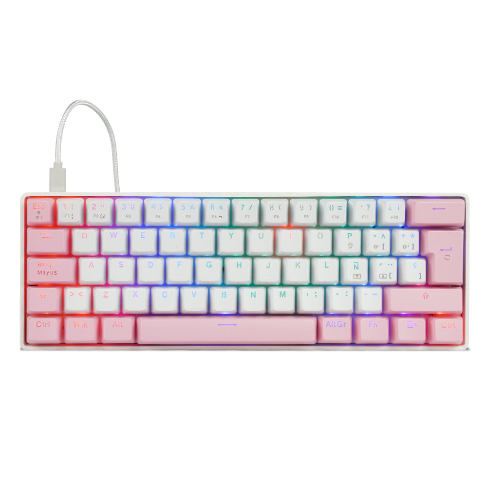 Teclado Mecánico GAME FACTOR KBG560-WH