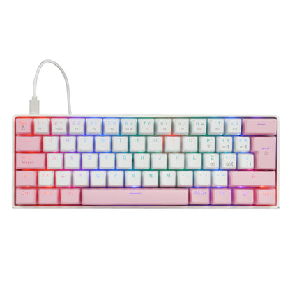 Teclado Mecánico GAME FACTOR KBG560-WH