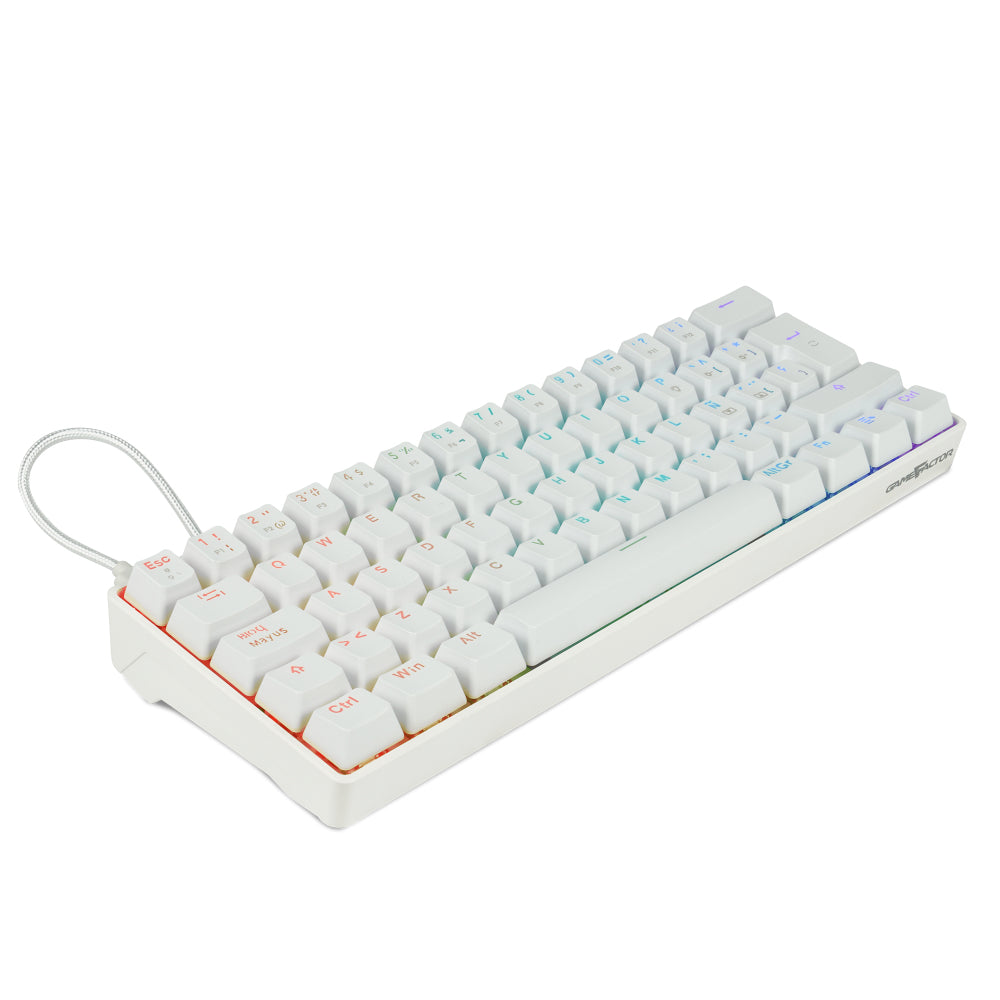 Teclado Mecánico GAME FACTOR KBG560-WH