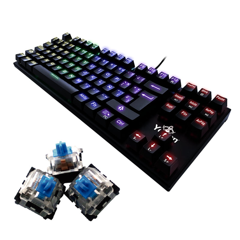 TECLADO GAMER ME SWAZ RGB Yeyian SPARK SERIE 2000