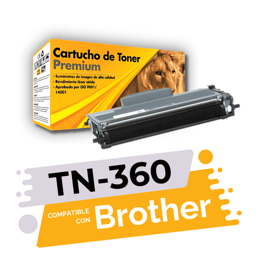 Tóner TN360 Compatible con Brother