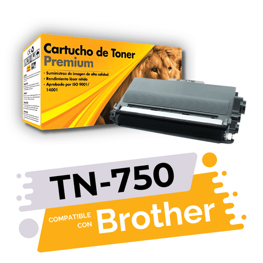 Tóner TN750 Compatible con Brother