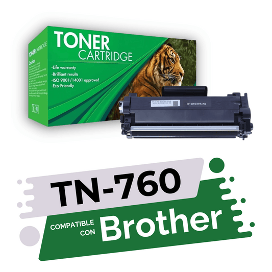 Tóner TN760 Compatible con Brother