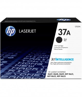 Tóner HP 37A - CF237A, Negro