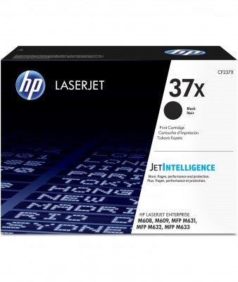 Tóner HP 37X - CF237X, Negro - Alto rendimiento