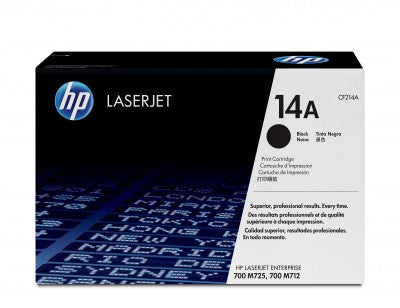 Tóner HP 14A - CF214A, Negro