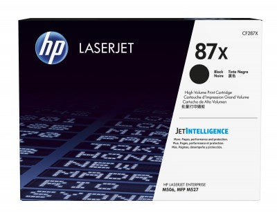 Tóner HP 87X - CF287X, Negro - Alto rendimiento